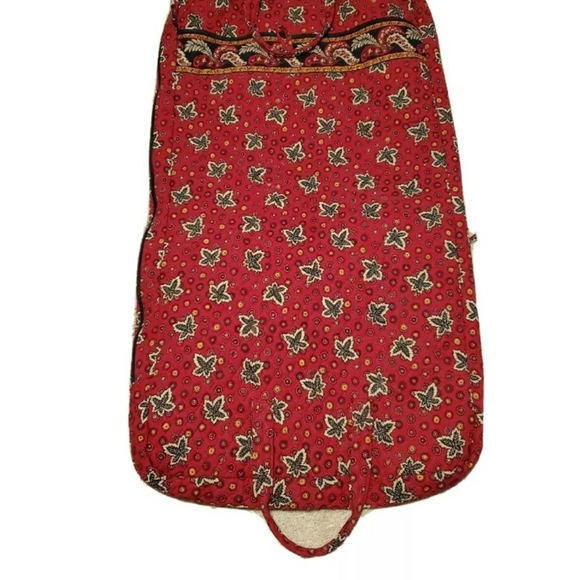 Vera Bradley Womens Garment Bag Red Blue  Floral - Picture 4 of 7